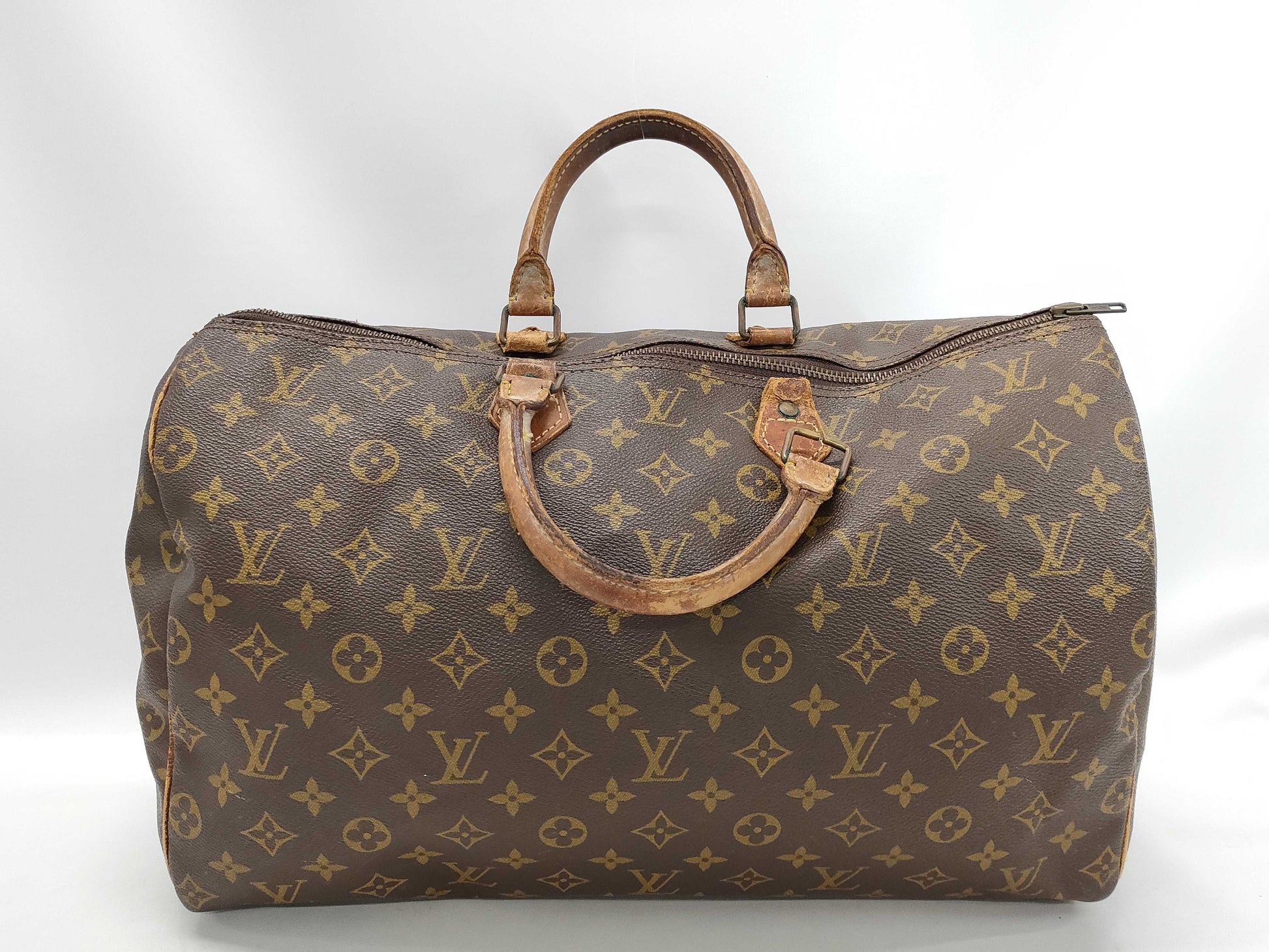 LOUIS VUITTON Monogram M41106 Speedy 40 Handbag with Broken Handle