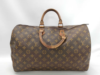 LOUIS VUITTON Monogram M41106 Speedy 40 Handbag with Broken Handle