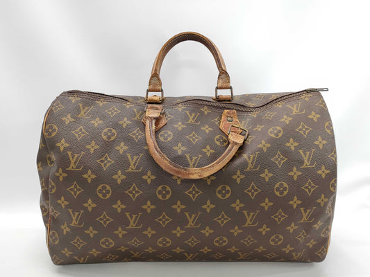 LOUIS VUITTON Monogram M41106 Speedy 40 Handbag with Broken Handle