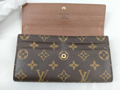 LOUIS VUITTON Monogram M61723 Portefeuille Sarah Wallet