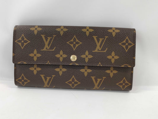 LOUIS VUITTON Monogram M61723 Portefeuille Sarah Wallet