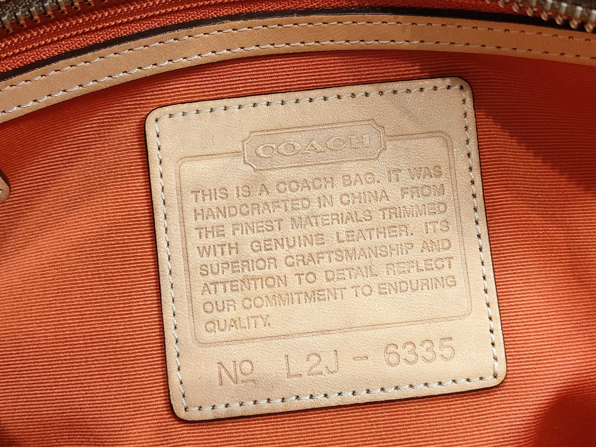 COACH Signature *4-piece handbag