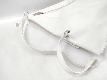 Salvatore Ferragamo Gancini one-shoulder white shoulder bag