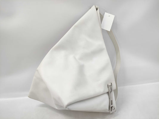 Salvatore Ferragamo Gancini one-shoulder white shoulder bag