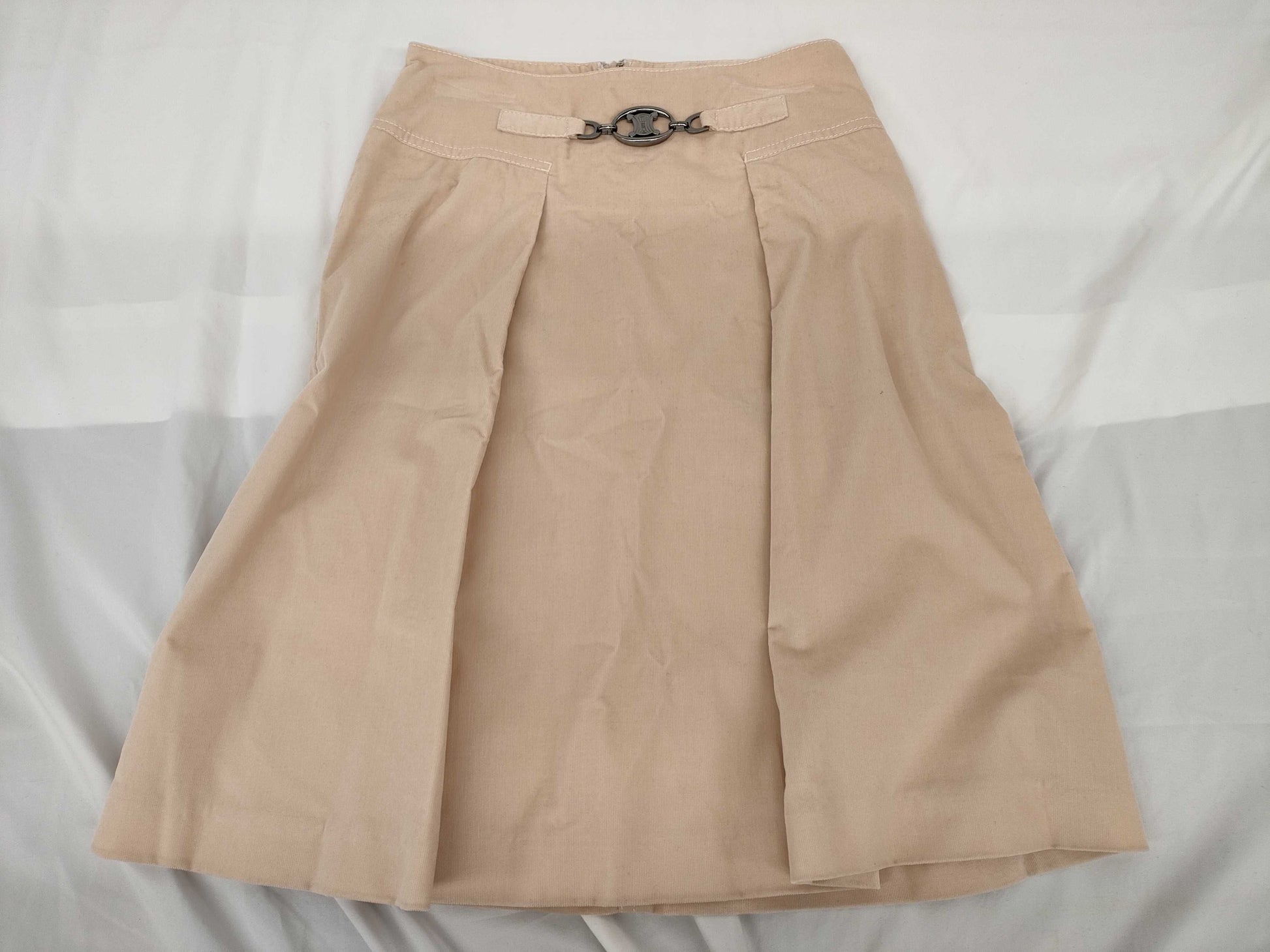 CELINE Skirt with Silver Hardware