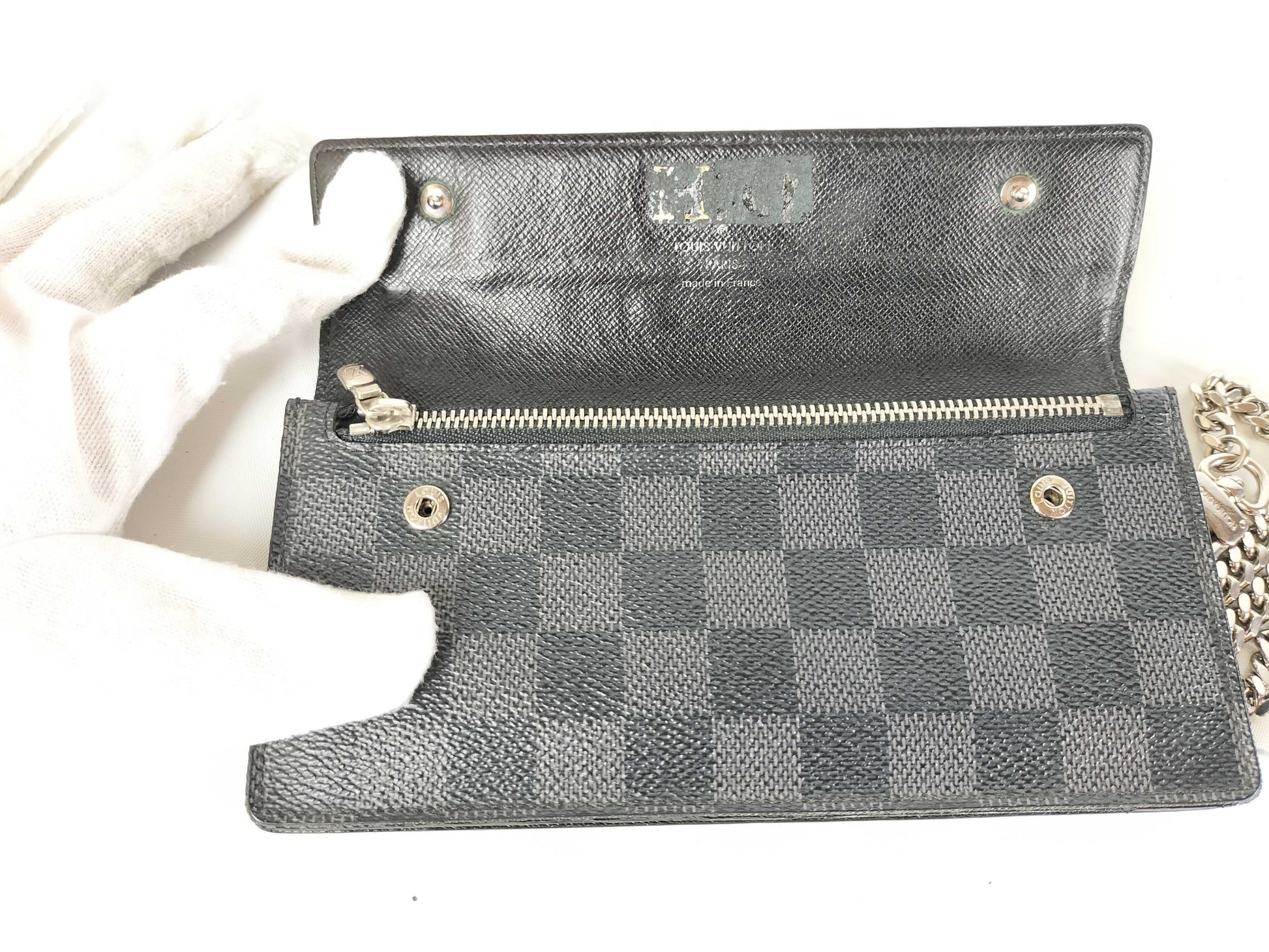 LOUIS VUITTON TN1170 Damier Graphite Portefeuille Accordion Wallet