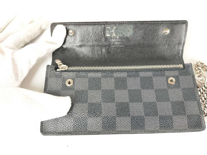LOUIS VUITTON TN1170 Damier Graphite Portefeuille Accordion Wallet