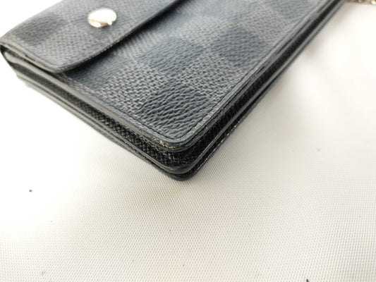 LOUIS VUITTON TN1170 Damier Graphite Portefeuille Accordion Wallet