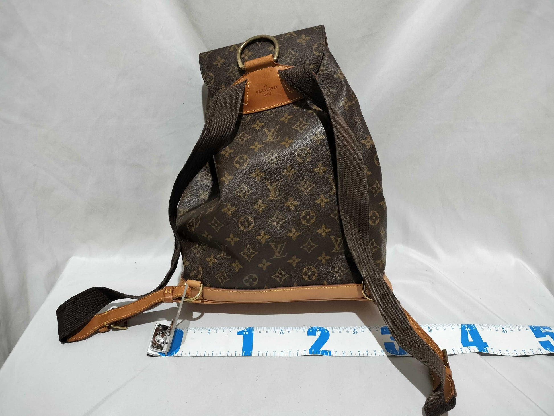 LOUIS VUITTON RFID Unverifiable, Serial Unverifiable, Monogram Montsouris GM Backpack