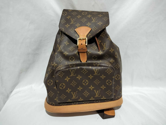 LOUIS VUITTON RFID Unverifiable, Serial Unverifiable, Monogram Montsouris GM Backpack