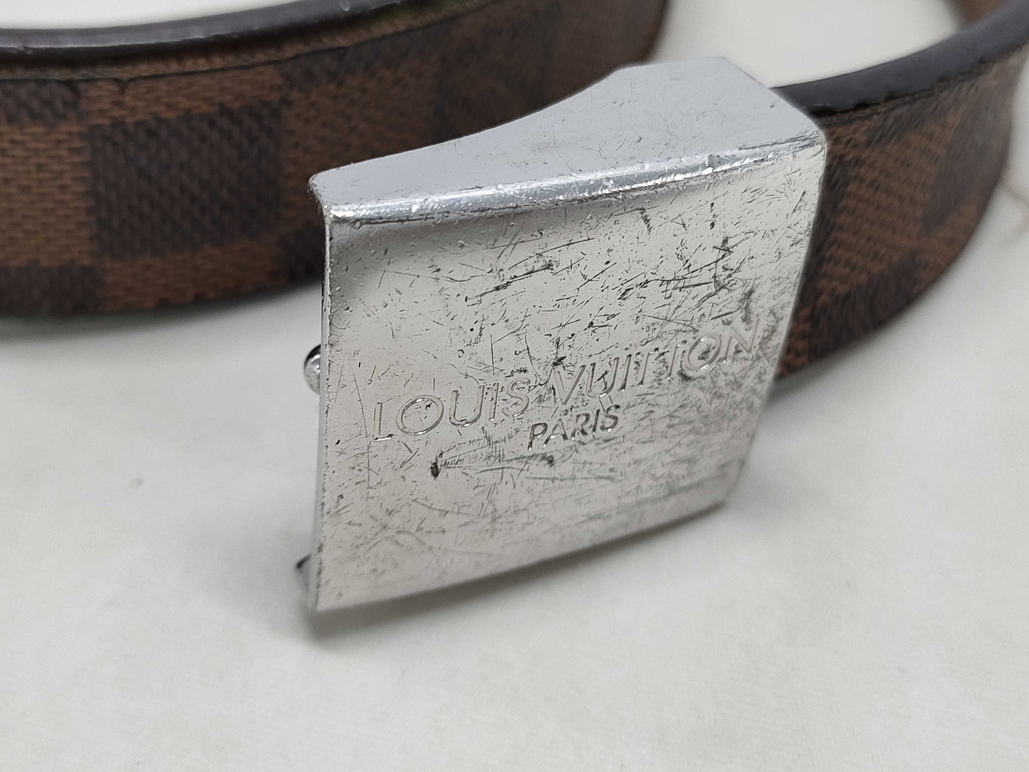 LOUIS VUITTON Damier Santur Belt 