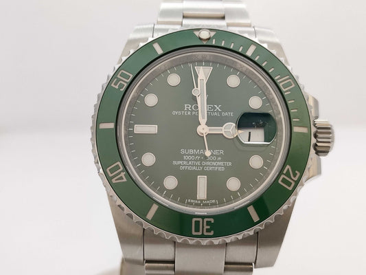 ROLEX 116610LV G165484 Green Dial Men's Watch
