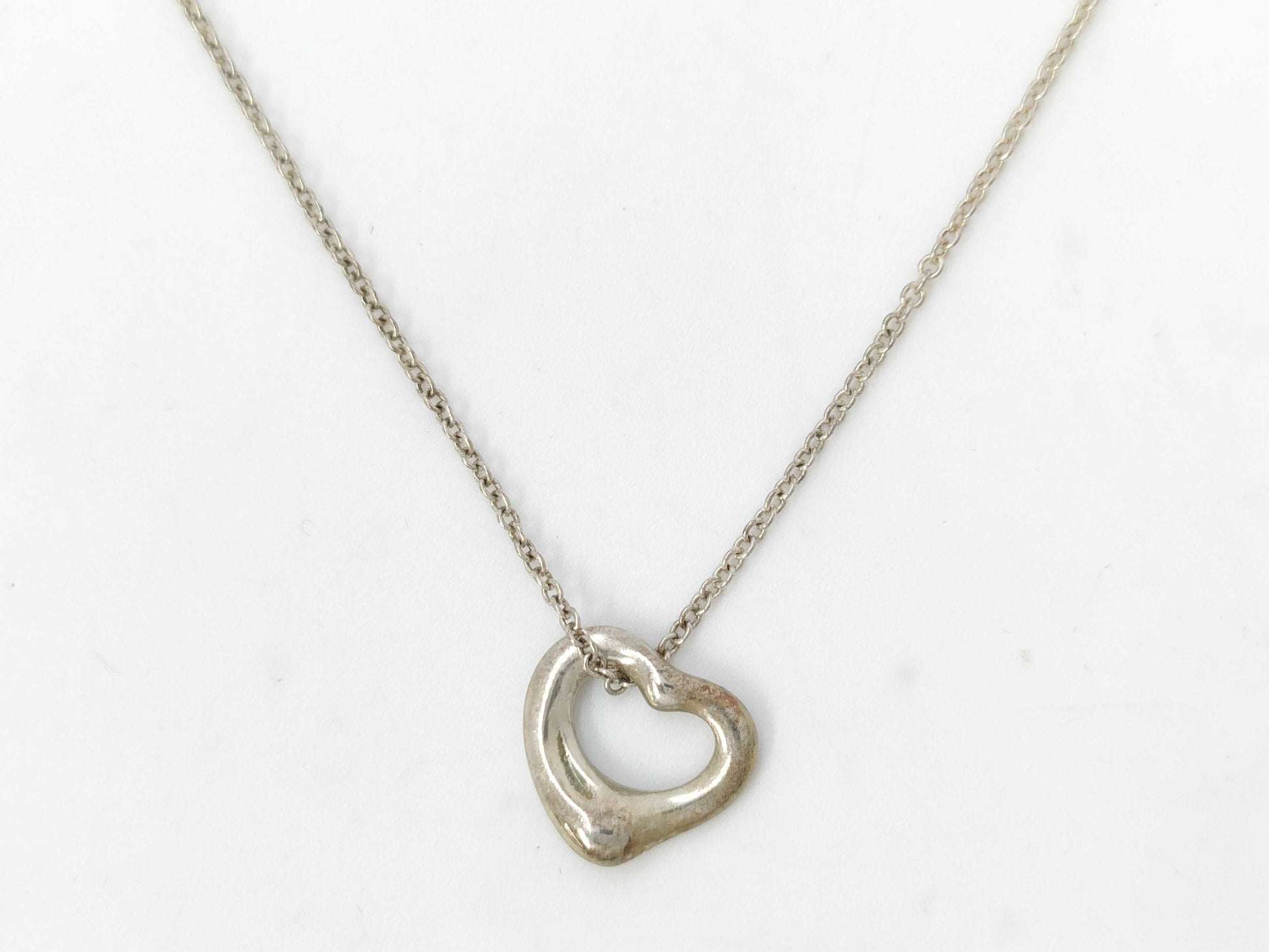 Tiffany & Co. Open Heart 925 Necklace