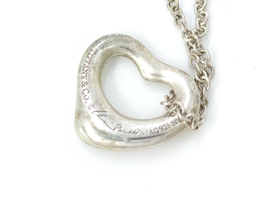 Tiffany & Co. Open Heart 925 Necklace
