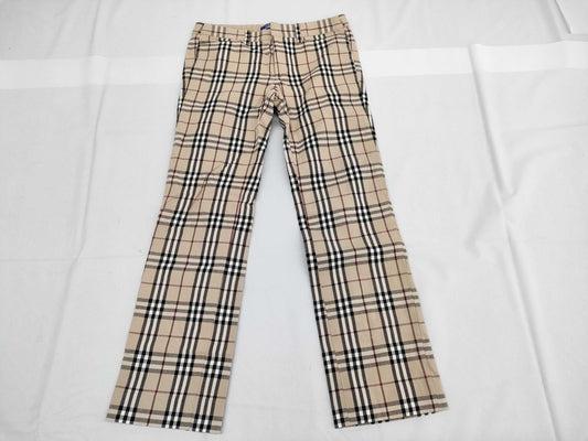 BURBERRY Sanyo Shokai Tag Blue Label Nova Check Pants
