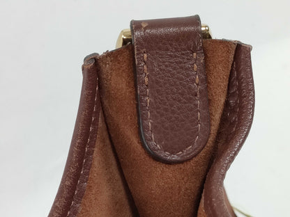 HERMES Evelyn Evelyn One GM Brown □B Shoulder Bag