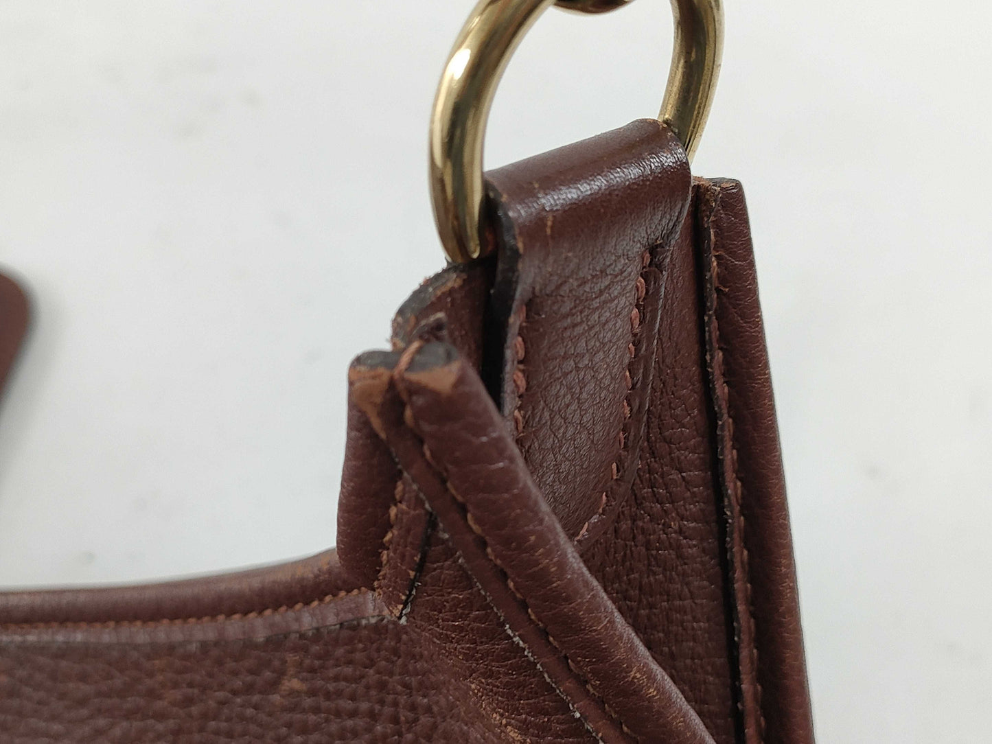 HERMES Evelyn Evelyn One GM Brown □B Shoulder Bag