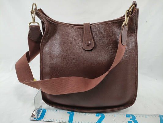 HERMES Evelyn Evelyn One GM Brown □B Shoulder Bag