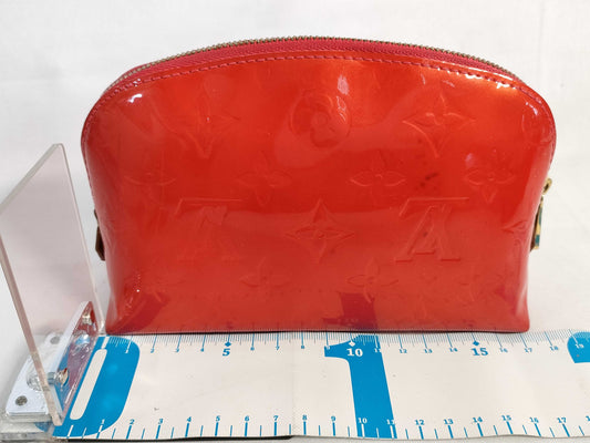 LOUIS VUITTON RFID verification not possible CA0192 Vernis M91496 Pochette Cosmetic Pouch