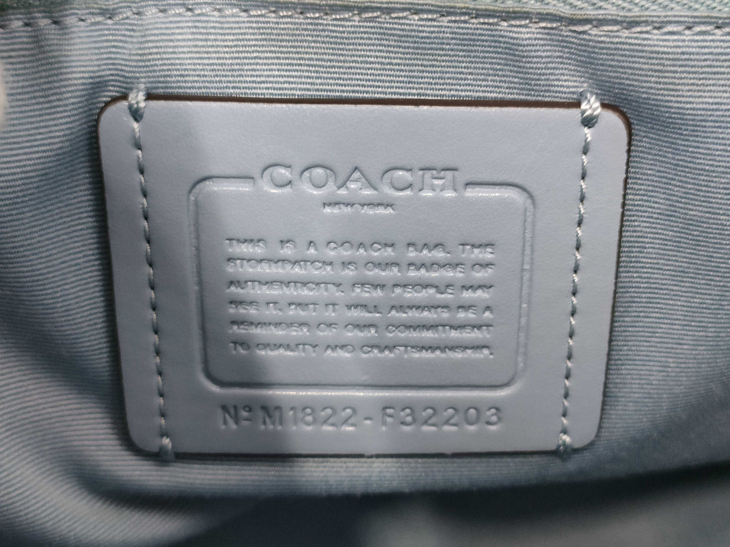 COACH Signature 18754 Canvas/F32203 Mini Boston 2-Way Handbag 