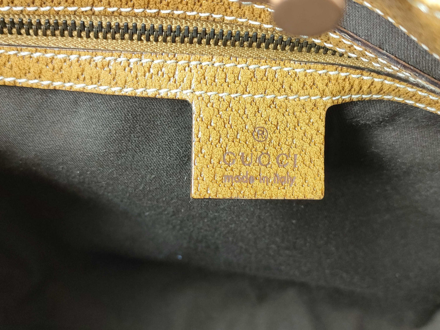 GUCCI GG Canvas New Jackie Shoulder Tote Handbag