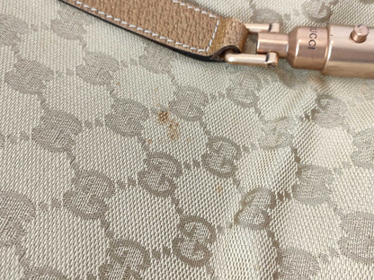GUCCI GG Canvas New Jackie Shoulder Tote Handbag