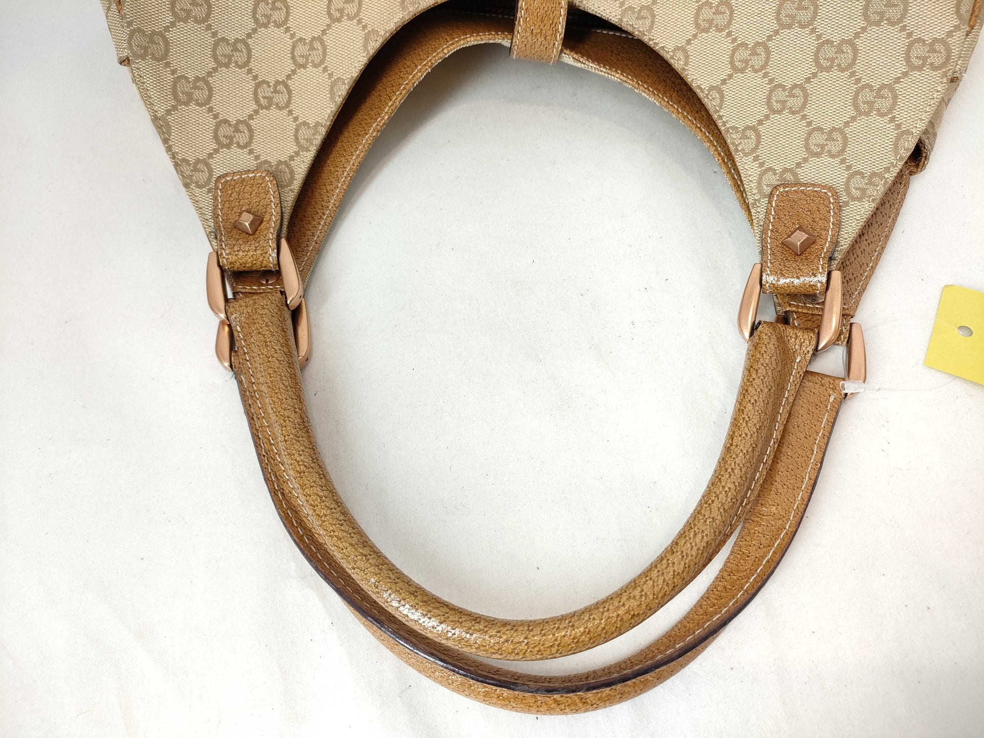 GUCCI GG Canvas New Jackie Shoulder Tote Handbag