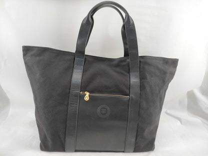 CELINE Canvas x Leather Tote Bag Tote Bag