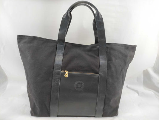 CELINE Canvas x Leather Tote Bag Tote Bag