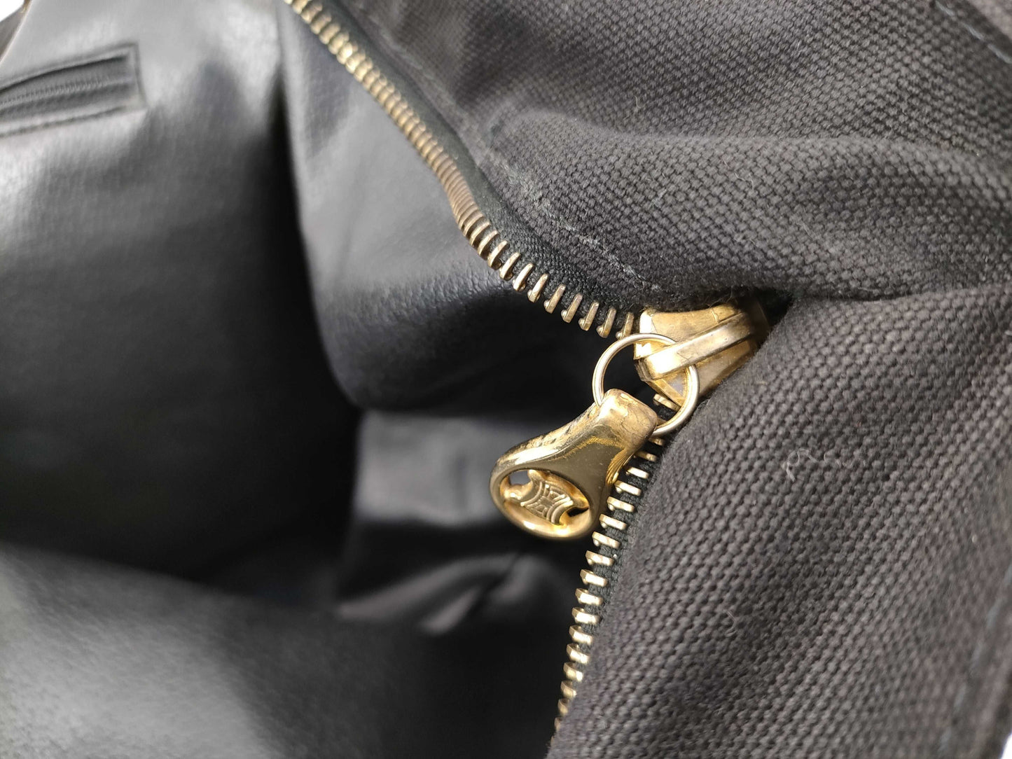 CELINE Canvas x Leather Tote Bag Tote Bag