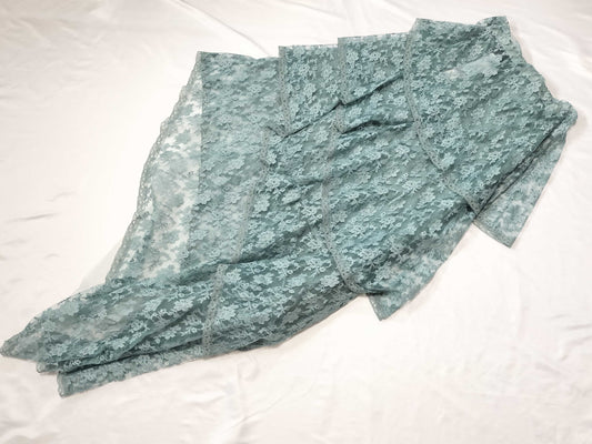GUCCI 699241 Floral Lace Maxi Skirt with tags