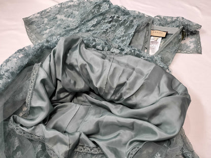 GUCCI 699241 Floral Lace Maxi Skirt with tags