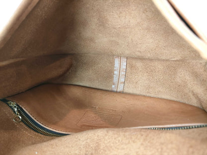 COACH Leather Shoulder Bag Flap Brown 044 Shoulder Bag