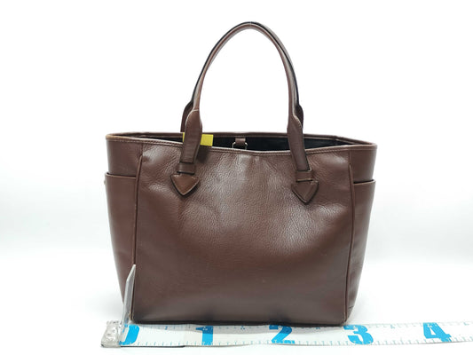 LOEWE Heritage Leather Tote Bag Brown