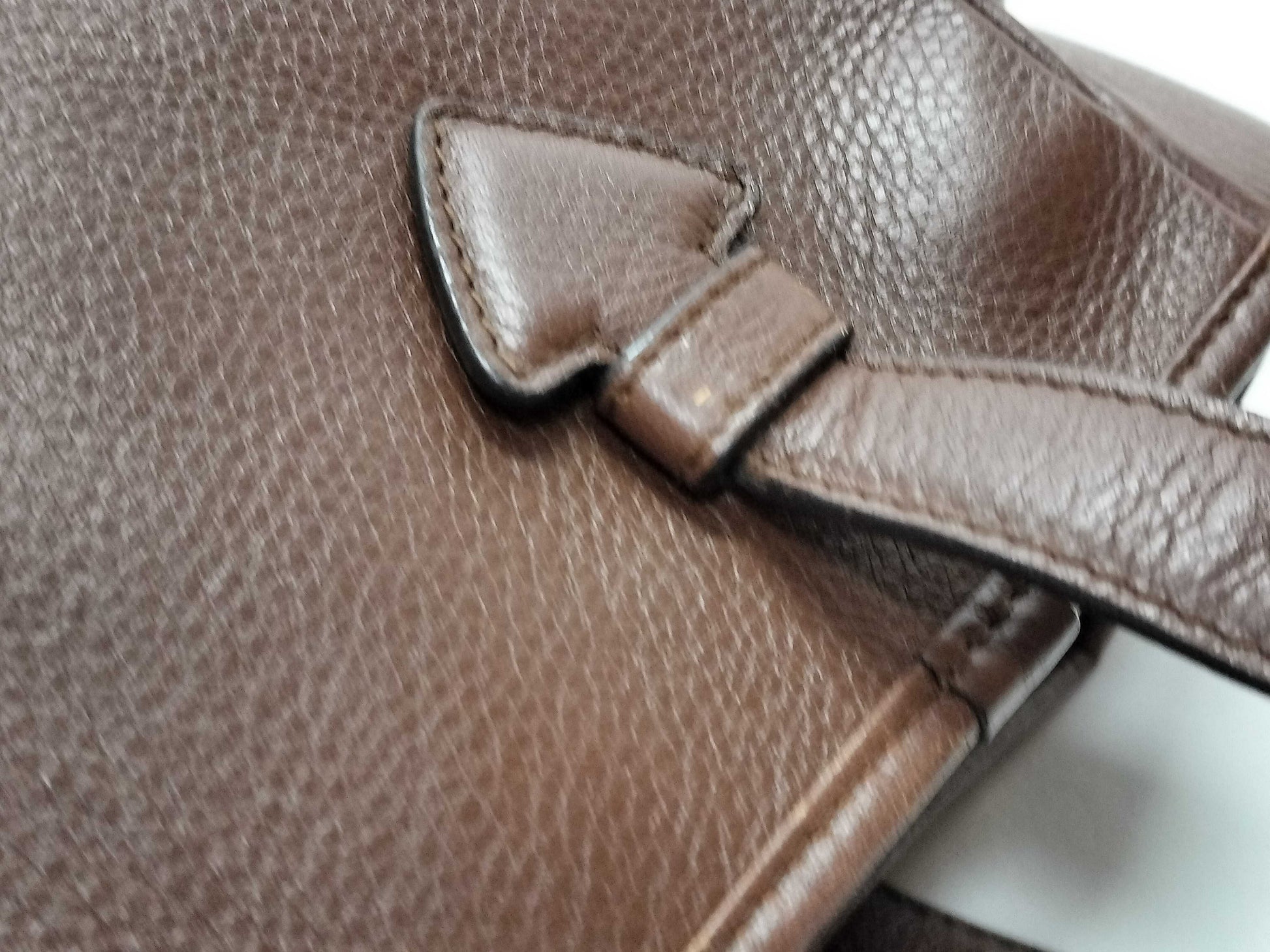 LOEWE Heritage Leather Tote Bag Brown