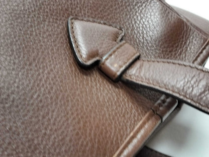 LOEWE Heritage Leather Tote Bag Brown