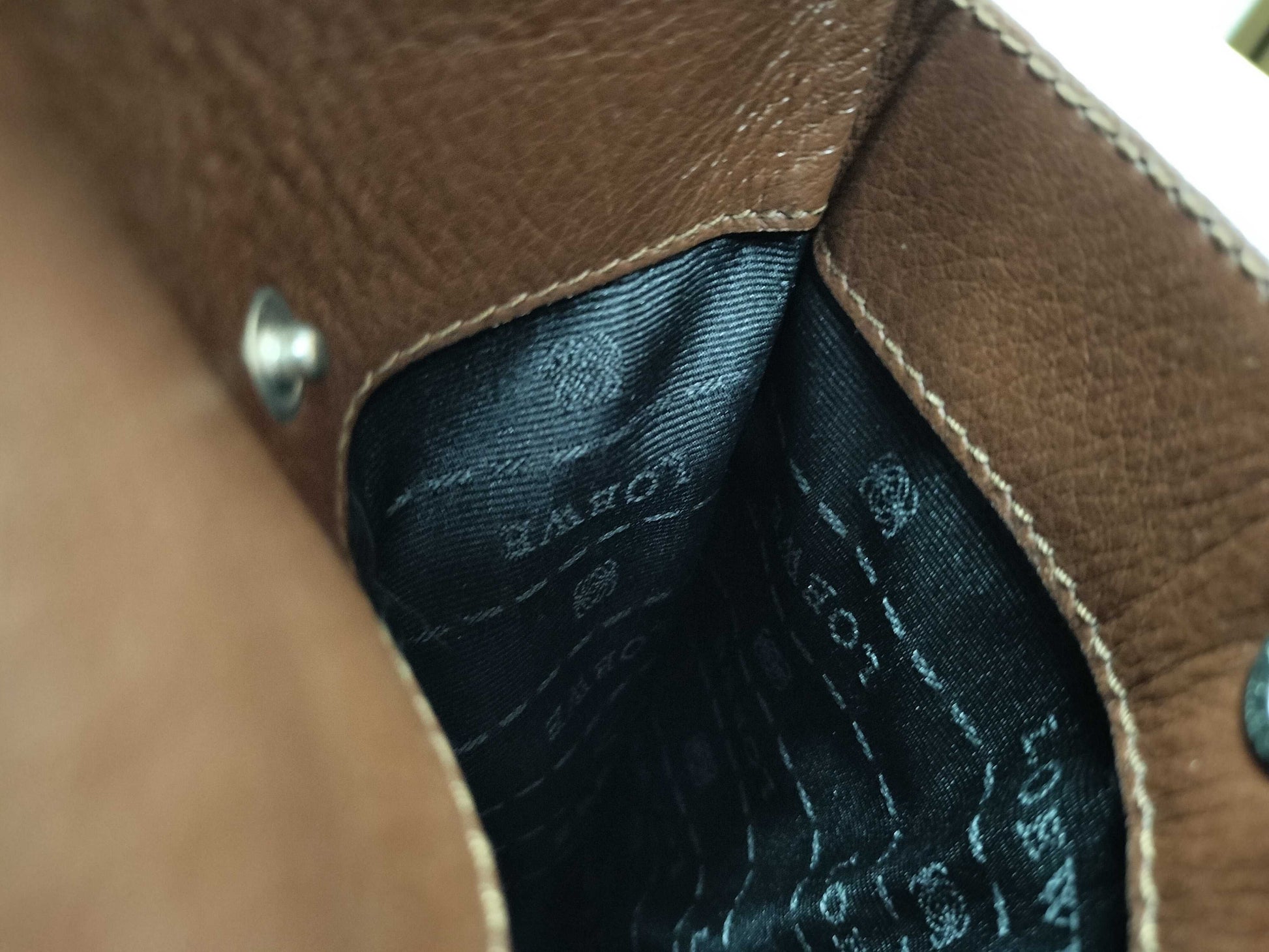 LOEWE Heritage Leather Tote Bag Brown