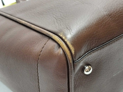 LOEWE Heritage Leather Tote Bag Brown