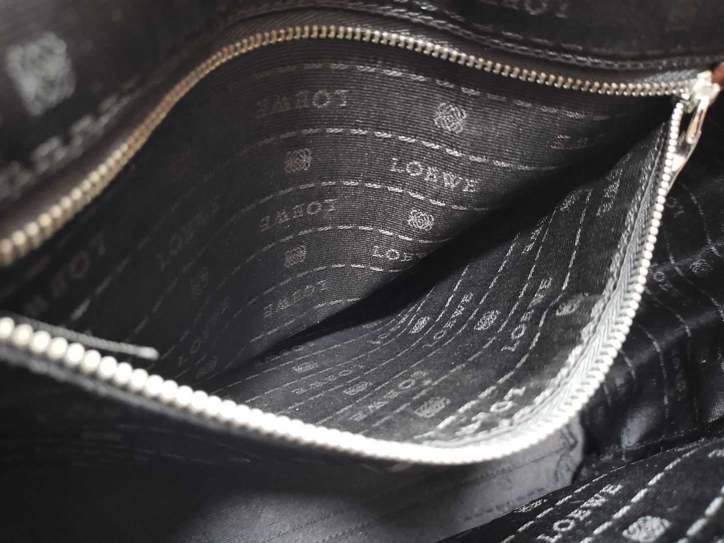 LOEWE Heritage Leather Tote Bag Brown