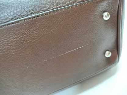 LOEWE Heritage Leather Tote Bag Brown