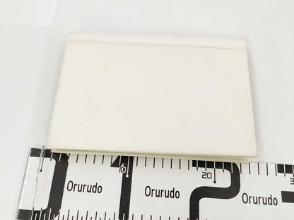 Yves Saint Laurent Logo Clutch/Second Bag Flap Vintage White Clutch Bag