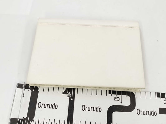 Yves Saint Laurent Logo Clutch/Second Bag Flap Vintage White Clutch Bag