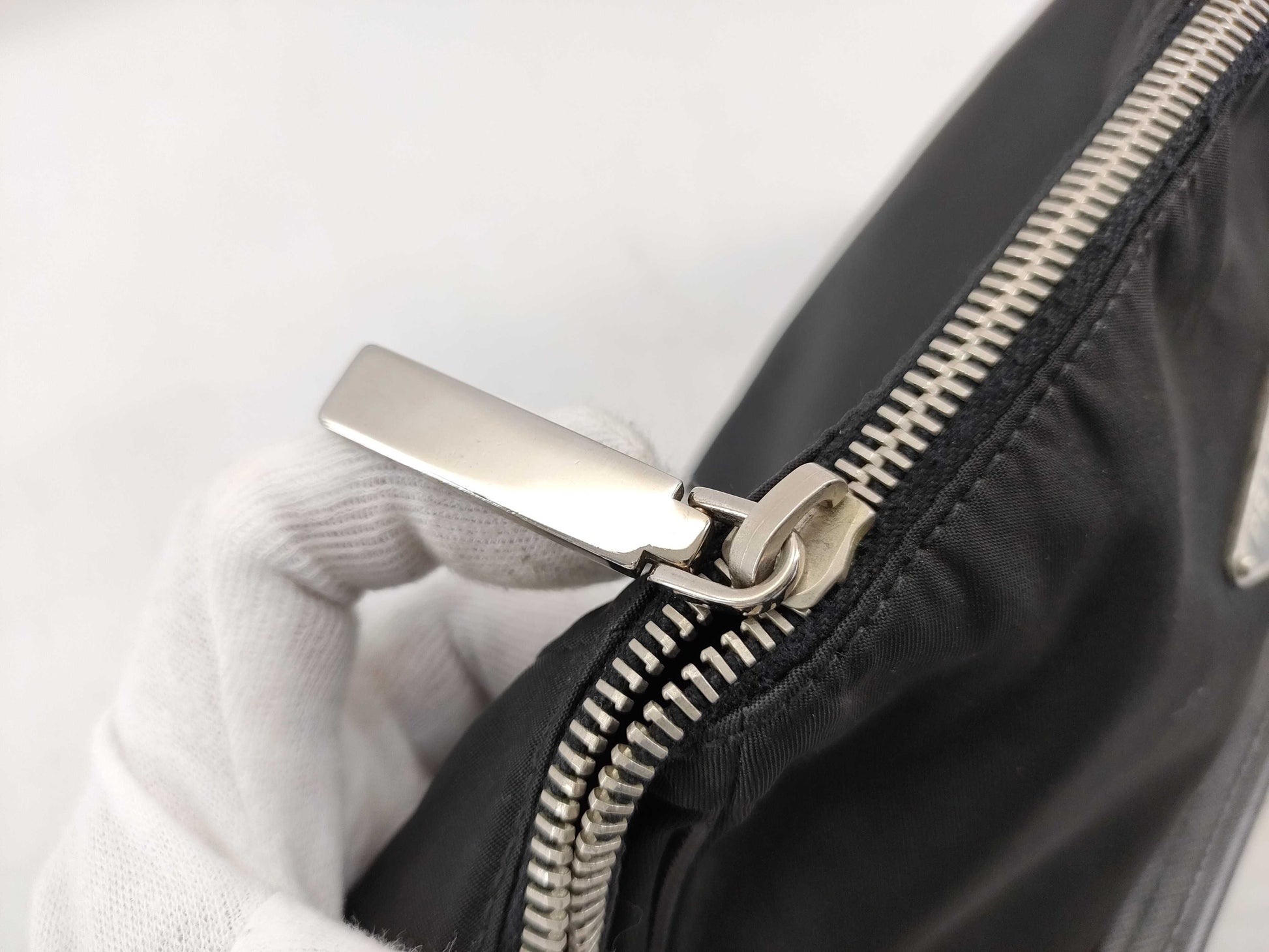 PRADA nylon one-shoulder black shoulder bag