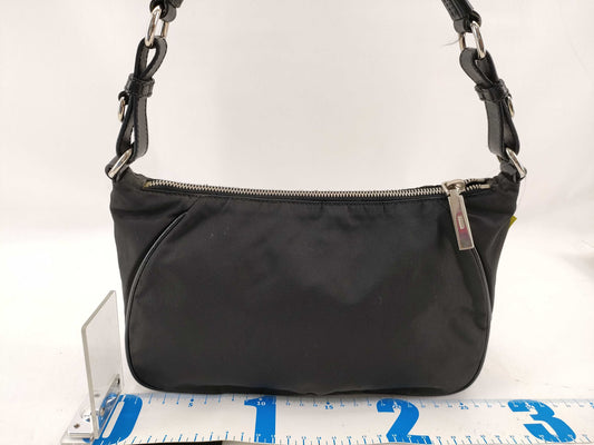 PRADA nylon one-shoulder black shoulder bag