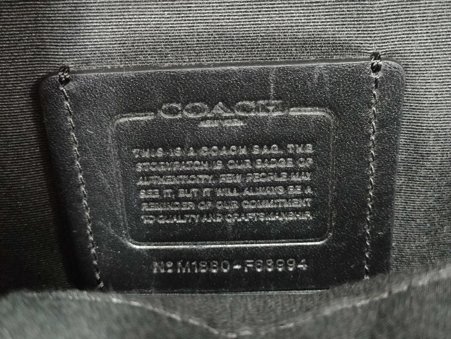 COACH Signature Backpack F68994 Backpack
