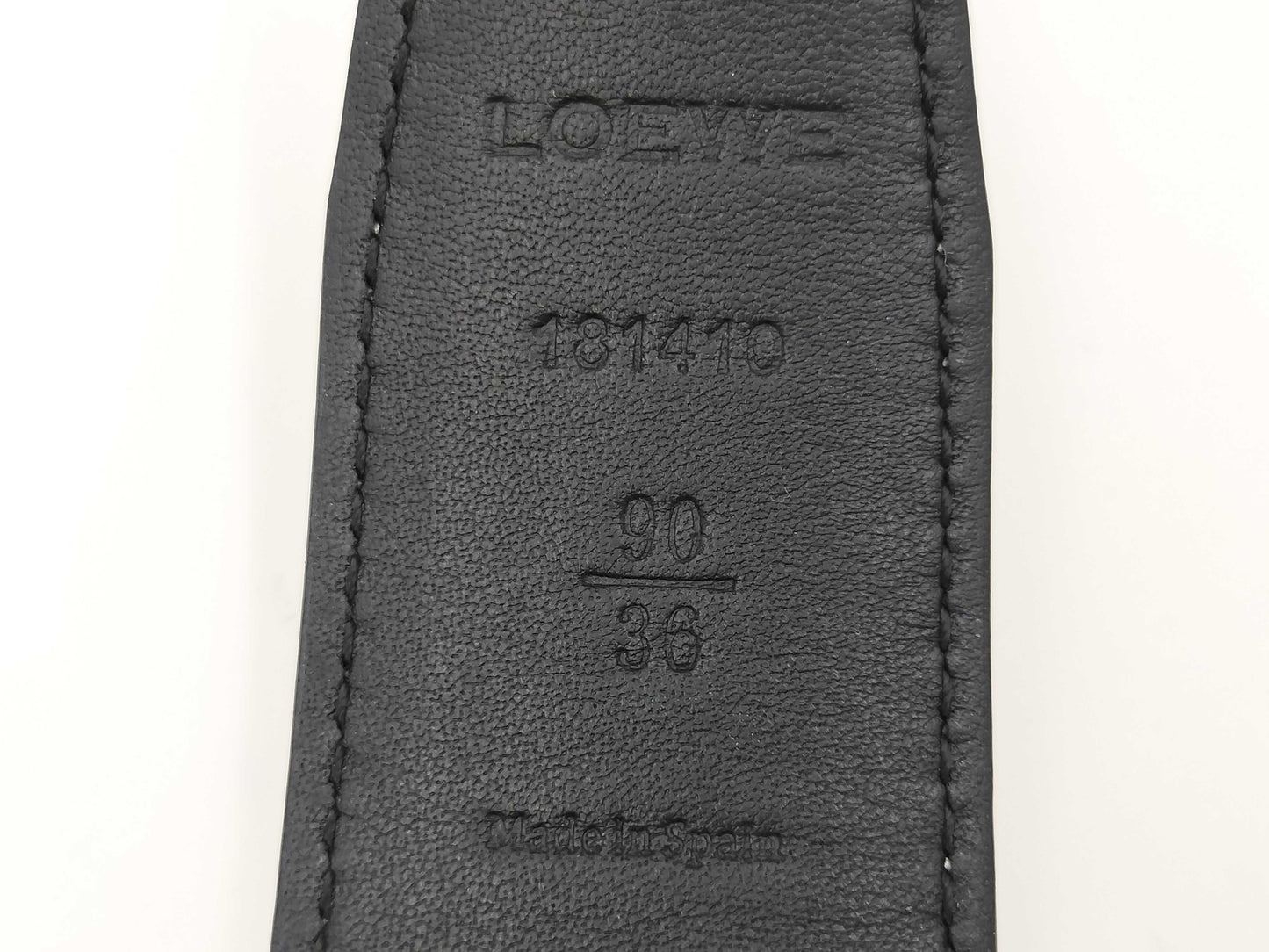 LOEWE Anagram Leather Belt 90/36 Belt