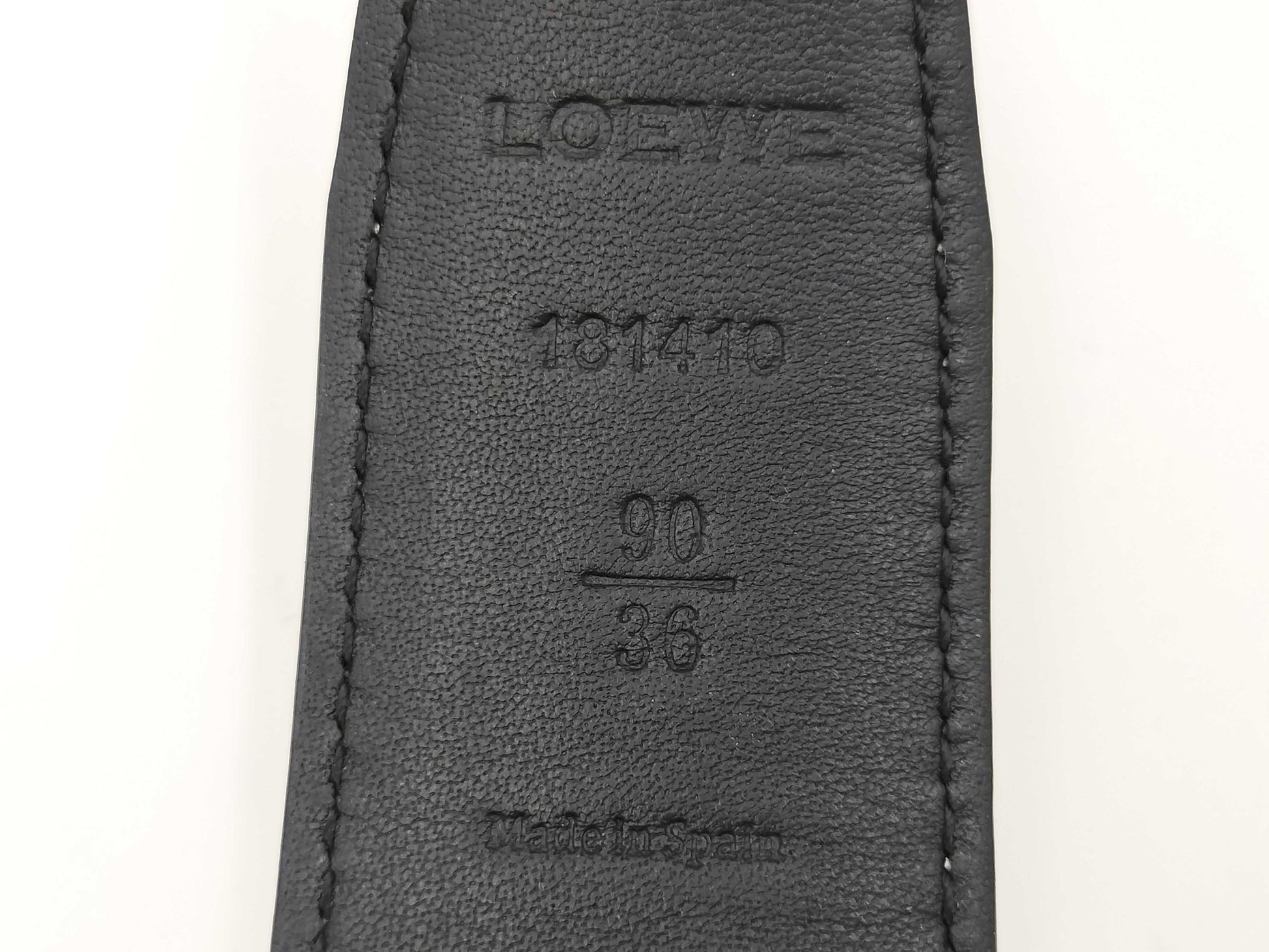 LOEWE Anagram Leather Belt 90/36 Belt
