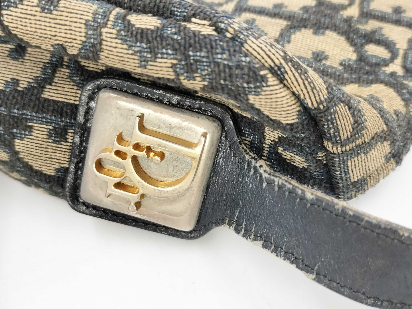 Dior Trotter Shoulder Bag, Old Silver Hardware