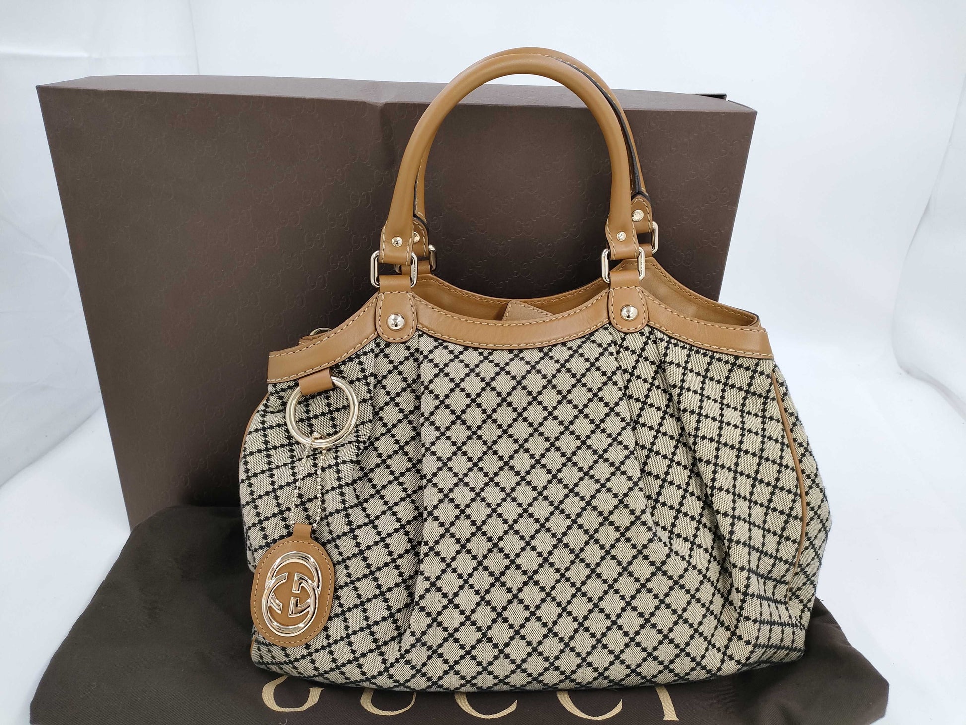GUCCI GG Canvas 211944 Handbag Handbag