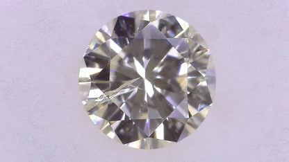 0.372ct J I-1 GOOD/GD/FR VERY STRONG BLUE NATURAL 4.57-4.66X2.81mm Diamond Loose